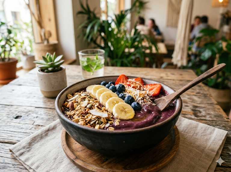 Modelo de cardápio para Loja de Açaí